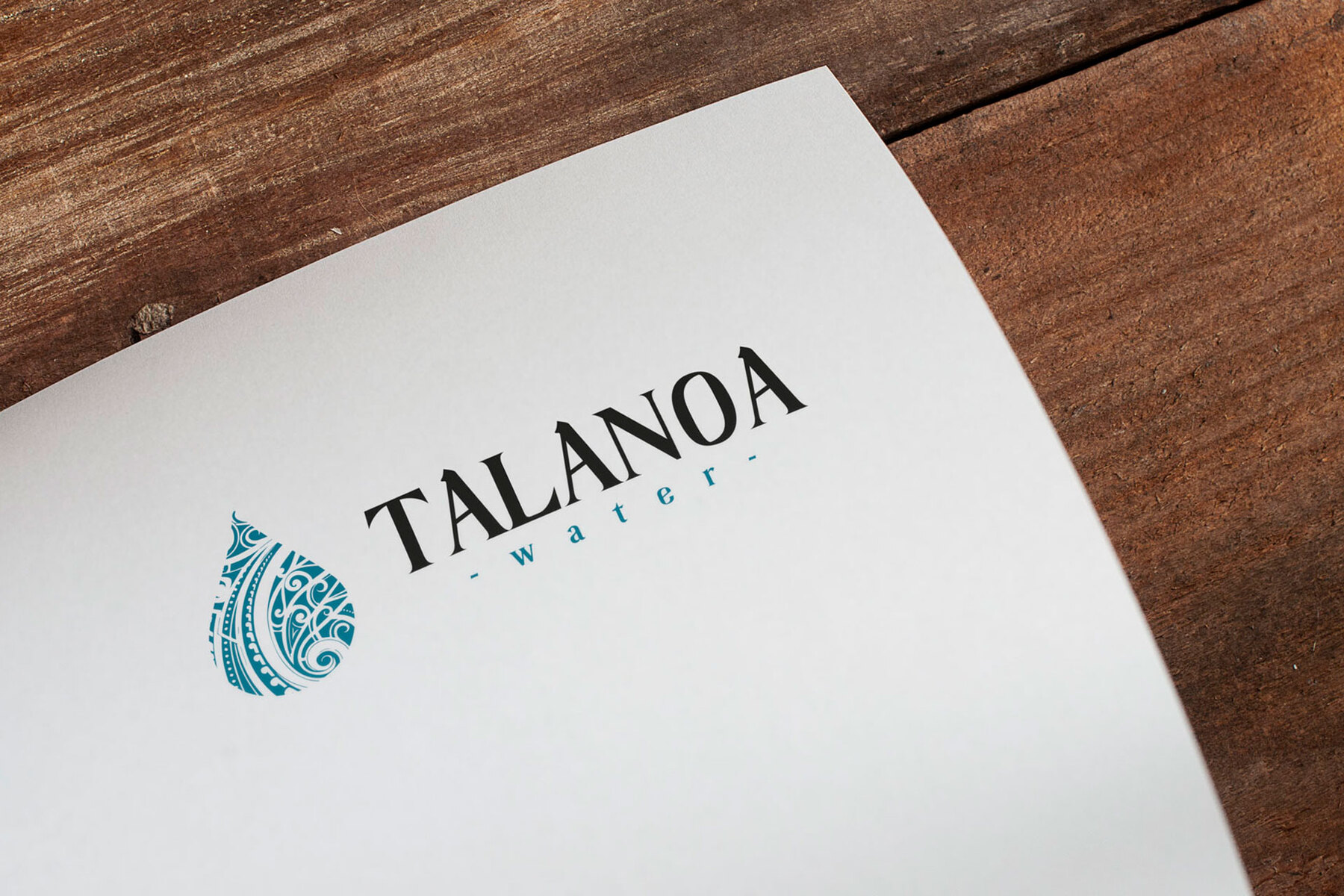 Talanoa Water - Identidad corporativa